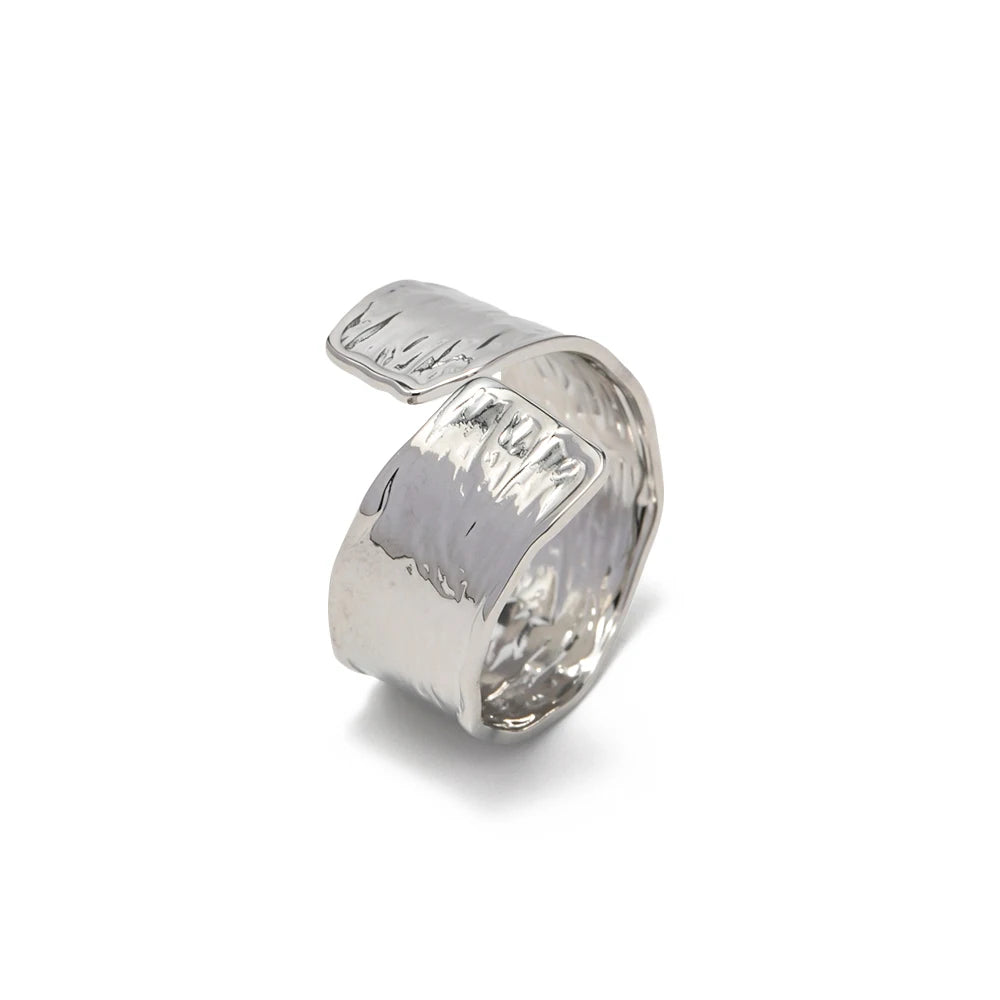 18K Gold Plated Adjustable Stainless Steel Ring