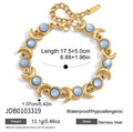 Kika Elegant Blue Resin Necklace Earrings Bracelet