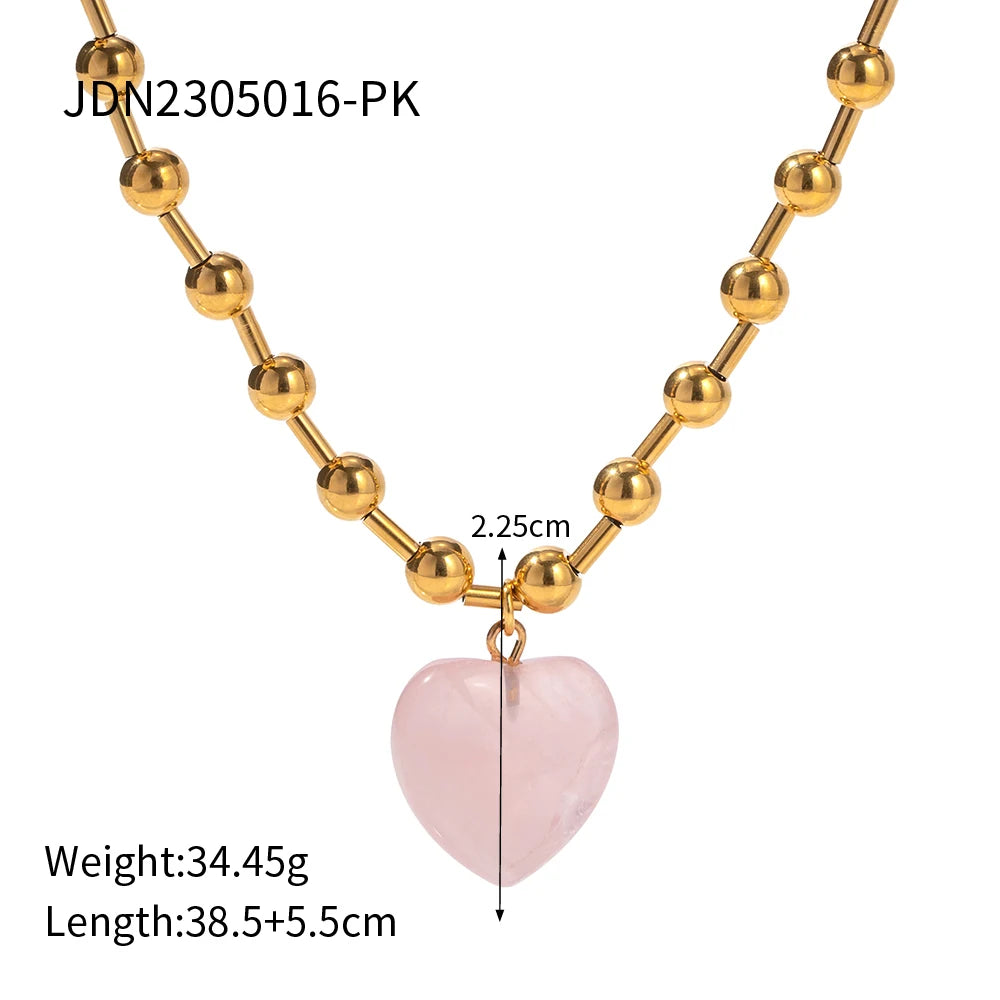 Romantic Heart Pendant Necklace