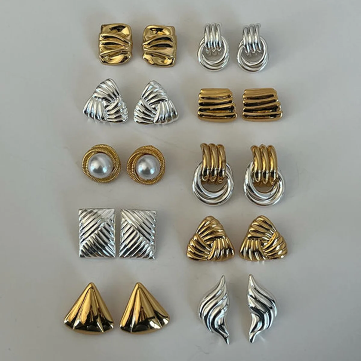 KIKA Stainless Steel 316L PVD Plated Statement Earrings