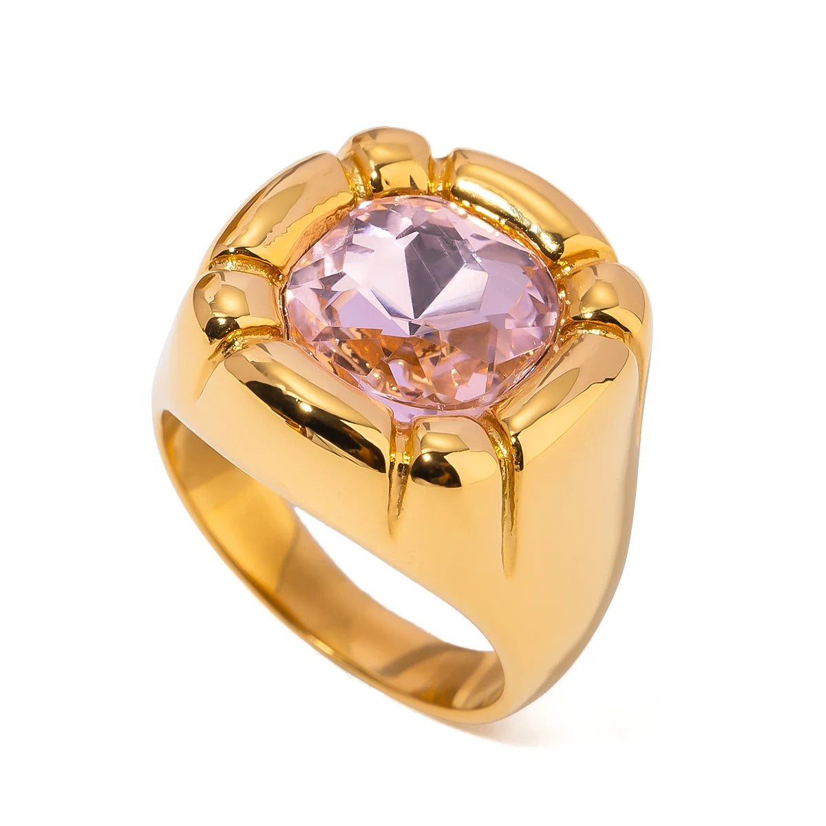 Kika Freshwater Pearl Zircon Ring