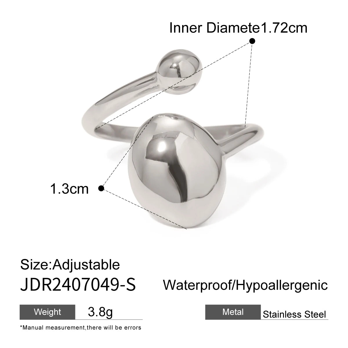Minimalist Ring High Quality Waterproof Charm