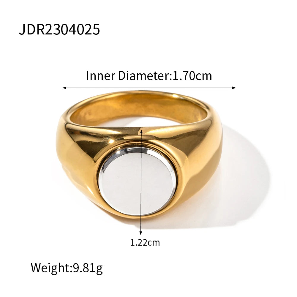 Kika Inlaid Shell Ring