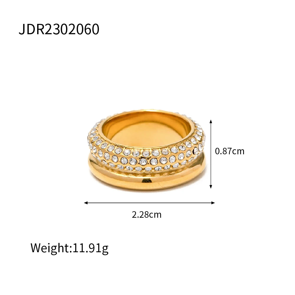 Kika Inlaid Shell Ring