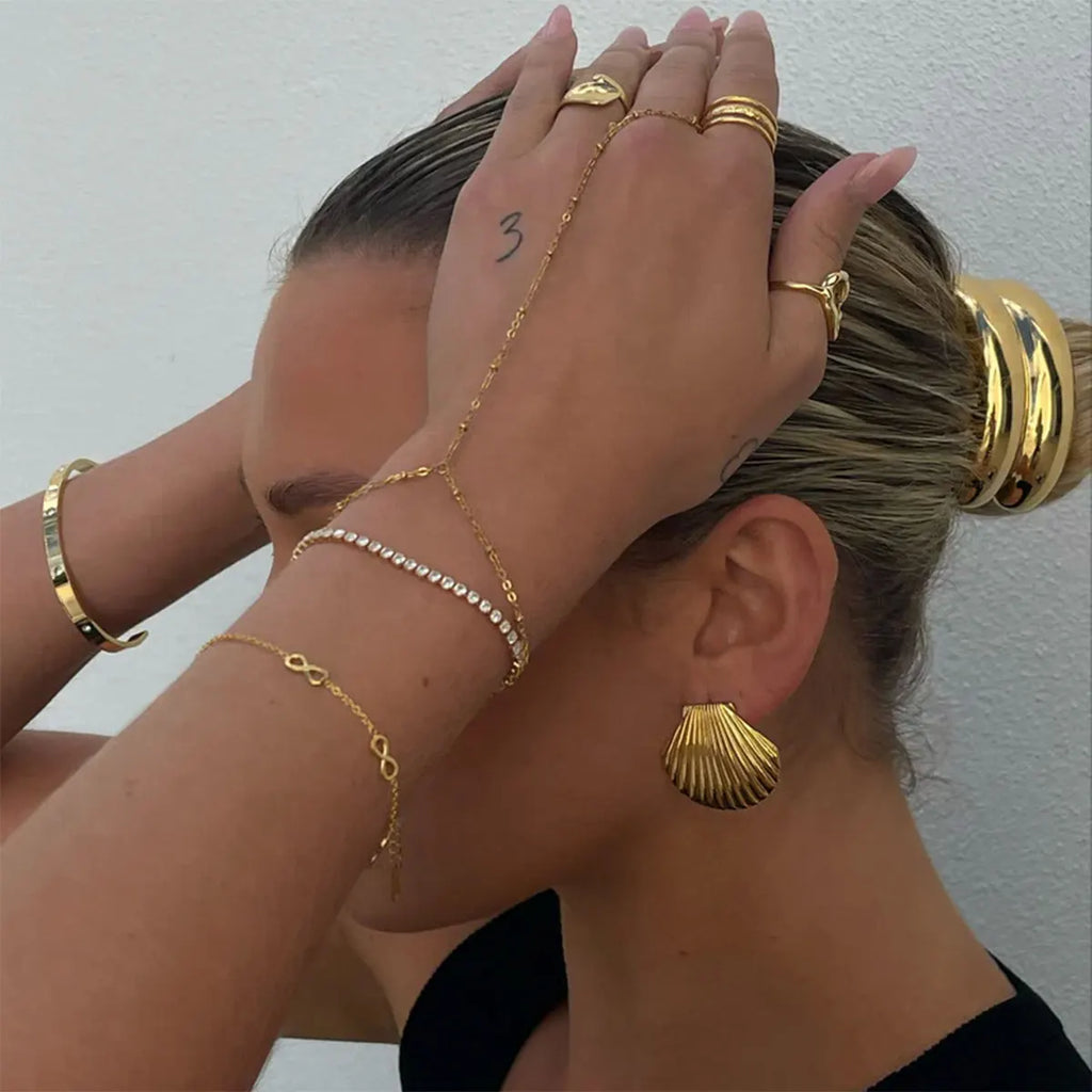 Kika Double Layered Chain Bracelet