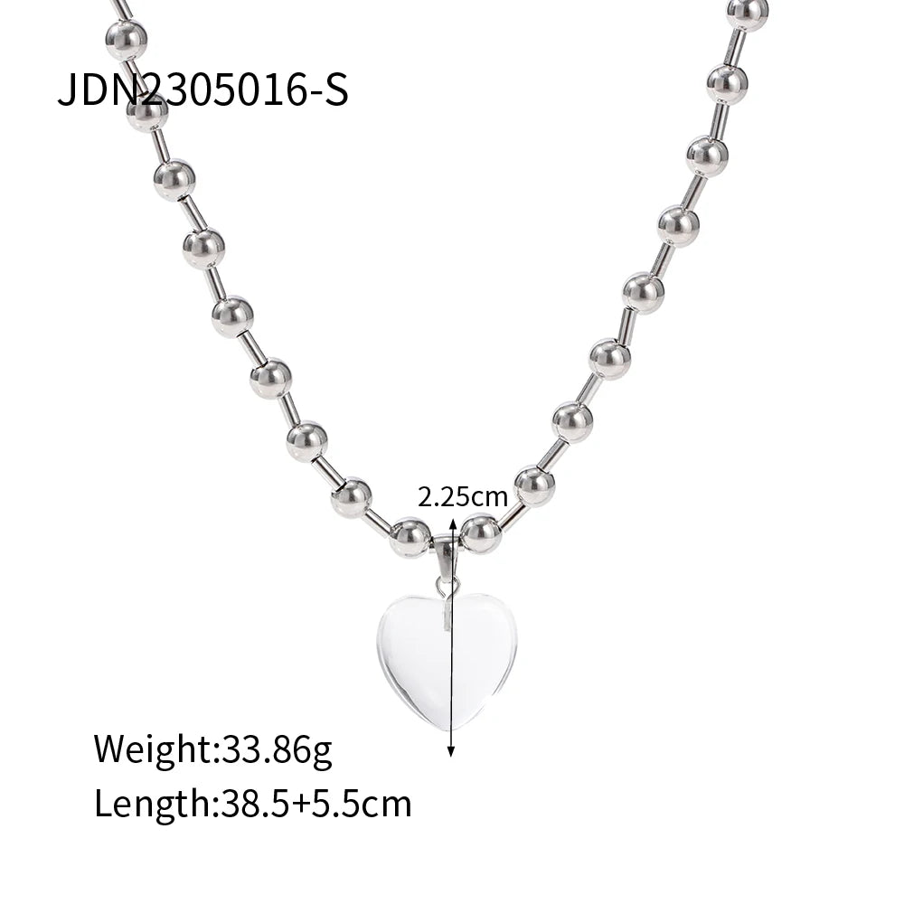 Romantic Heart Pendant Necklace