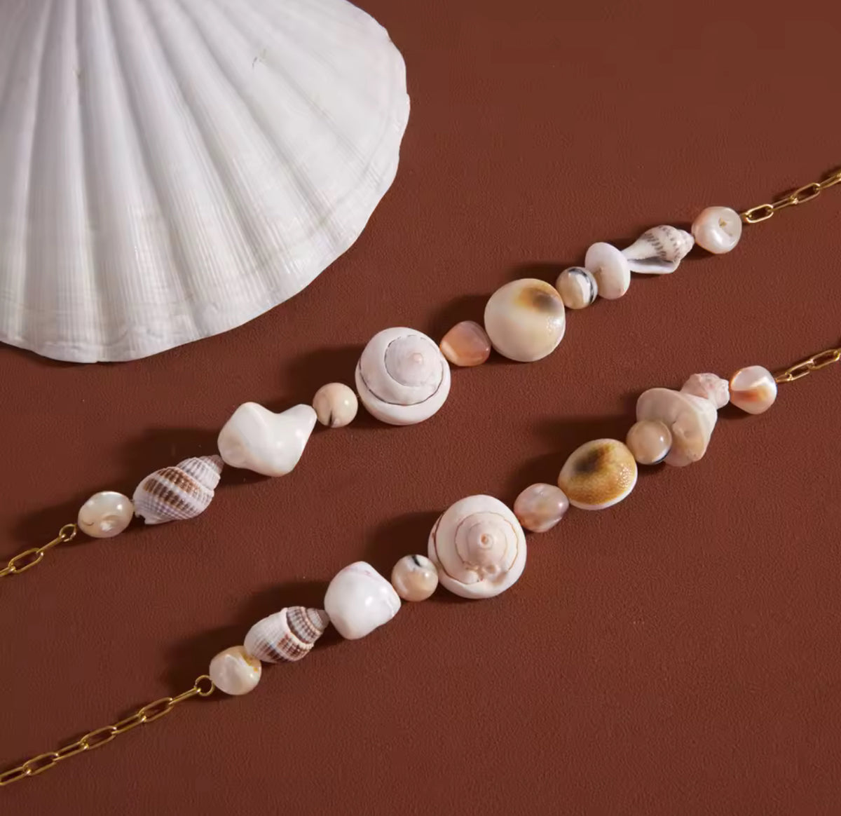 Kika Shell Conch Fish Pendant Necklace