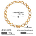 Minimalist Thick O-Link OT Clasp Necklace
