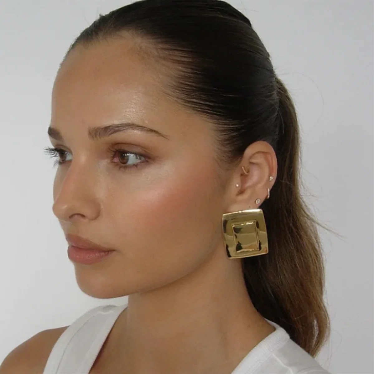 KIKA 316l Stainless Steel Vintage Earrings Waterproof Personalized Charm