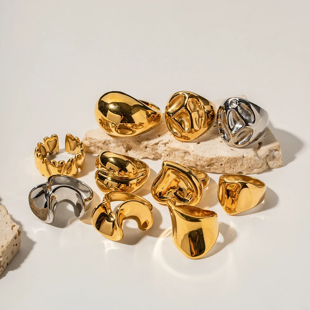 New Design Layla Dome Ring Geometric