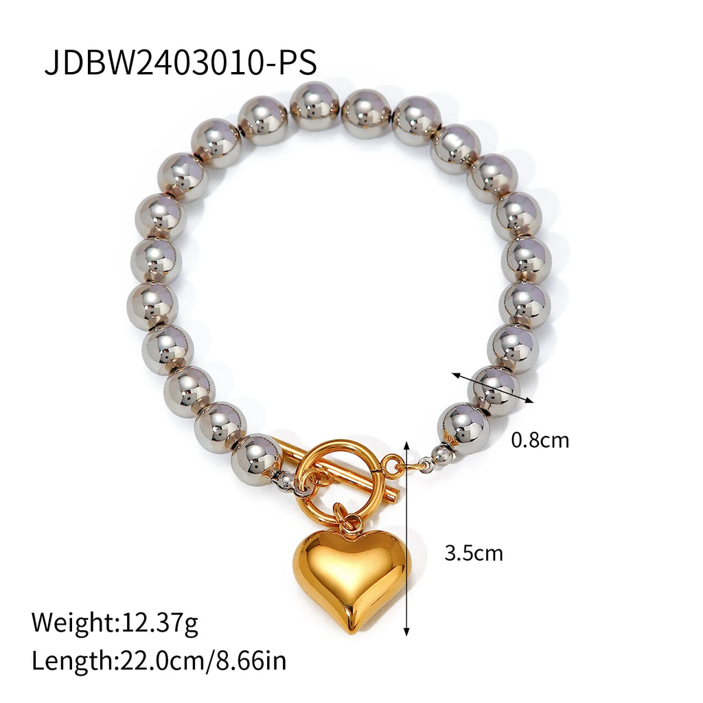 KIKA Stainless Steel 316L PVD Plated Snake Chain Bracelet