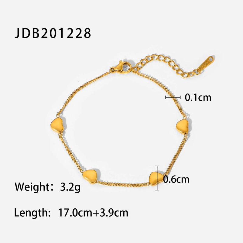 Kika Double Layered Chain Bracelet