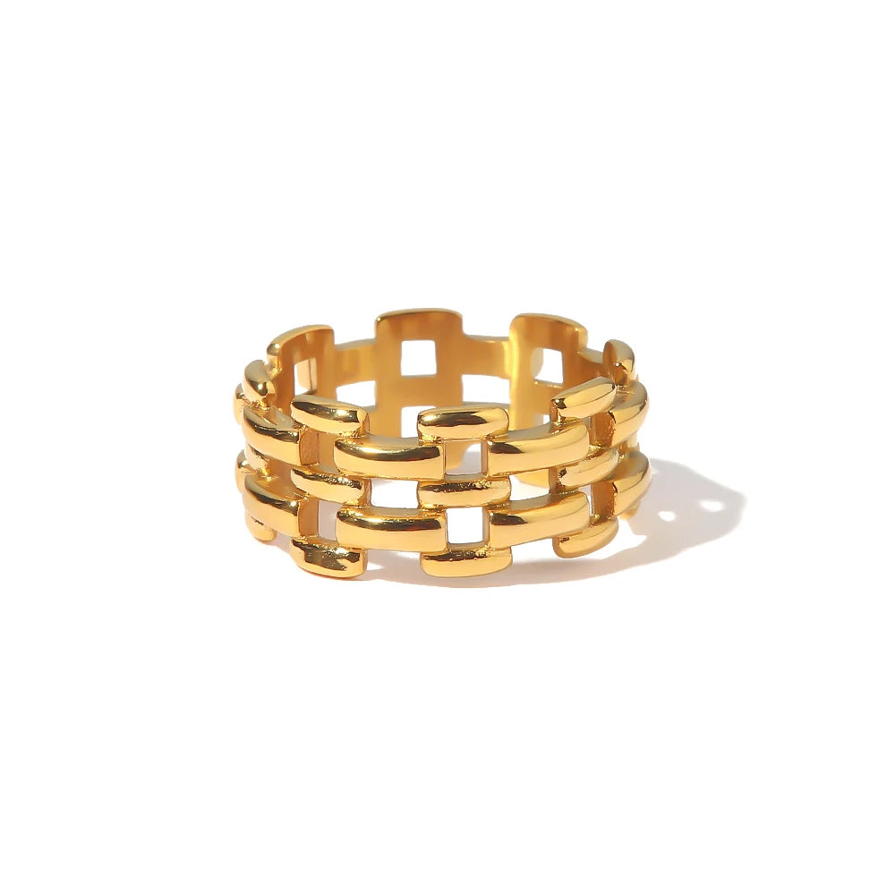 Kika Inlaid Shell Ring