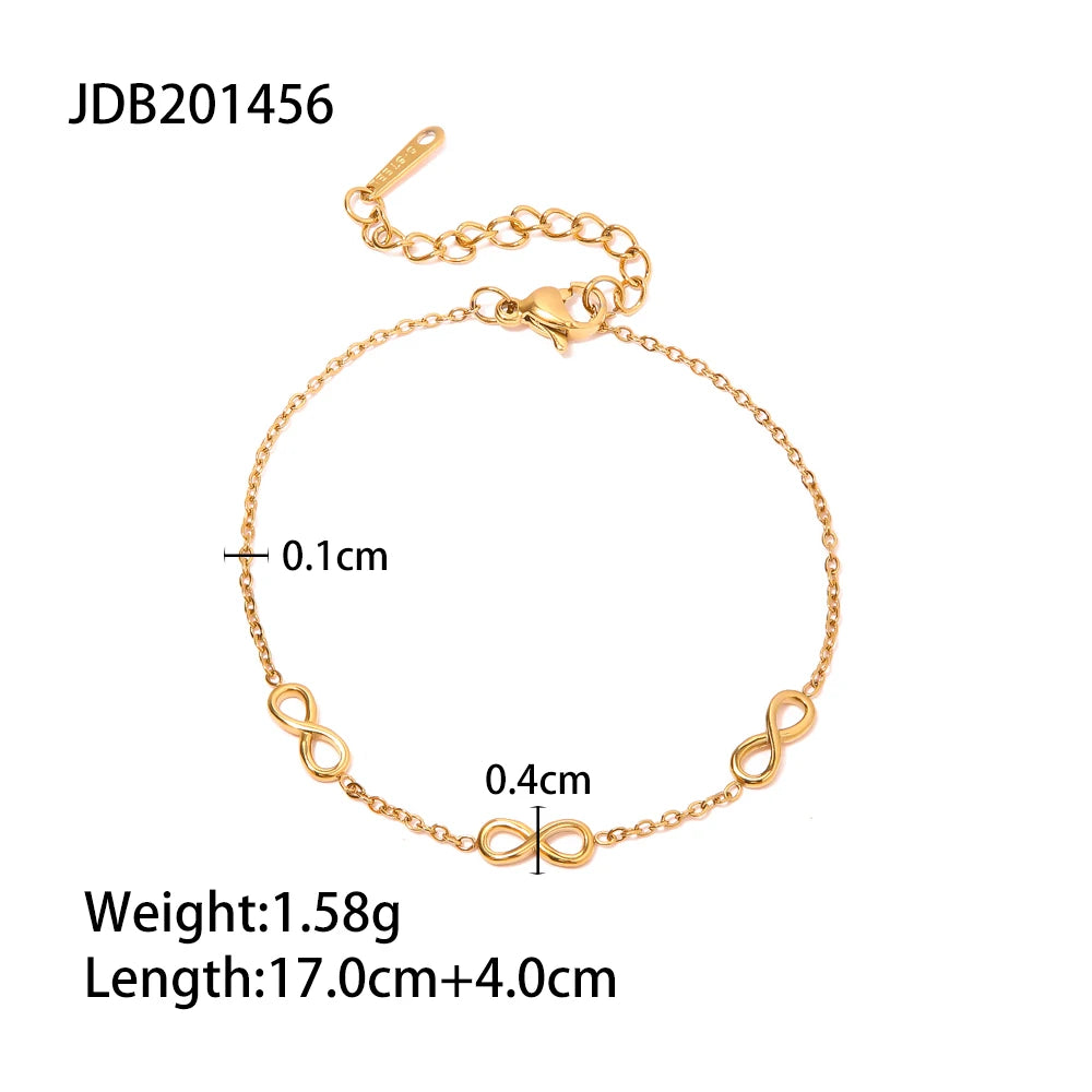 Kika Double Layered Chain Bracelet
