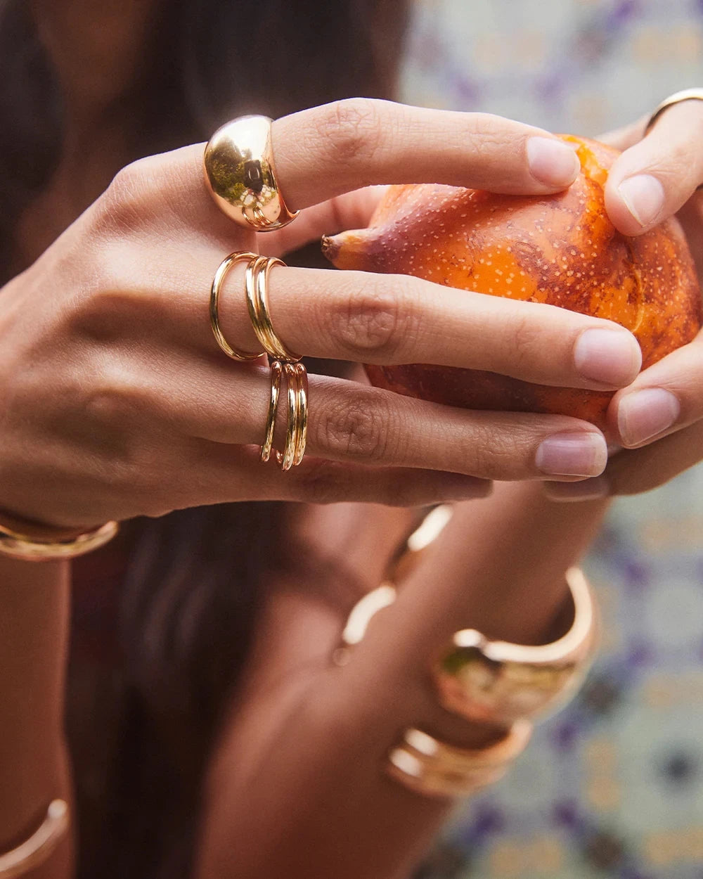 New Design Layla Dome Ring Geometric