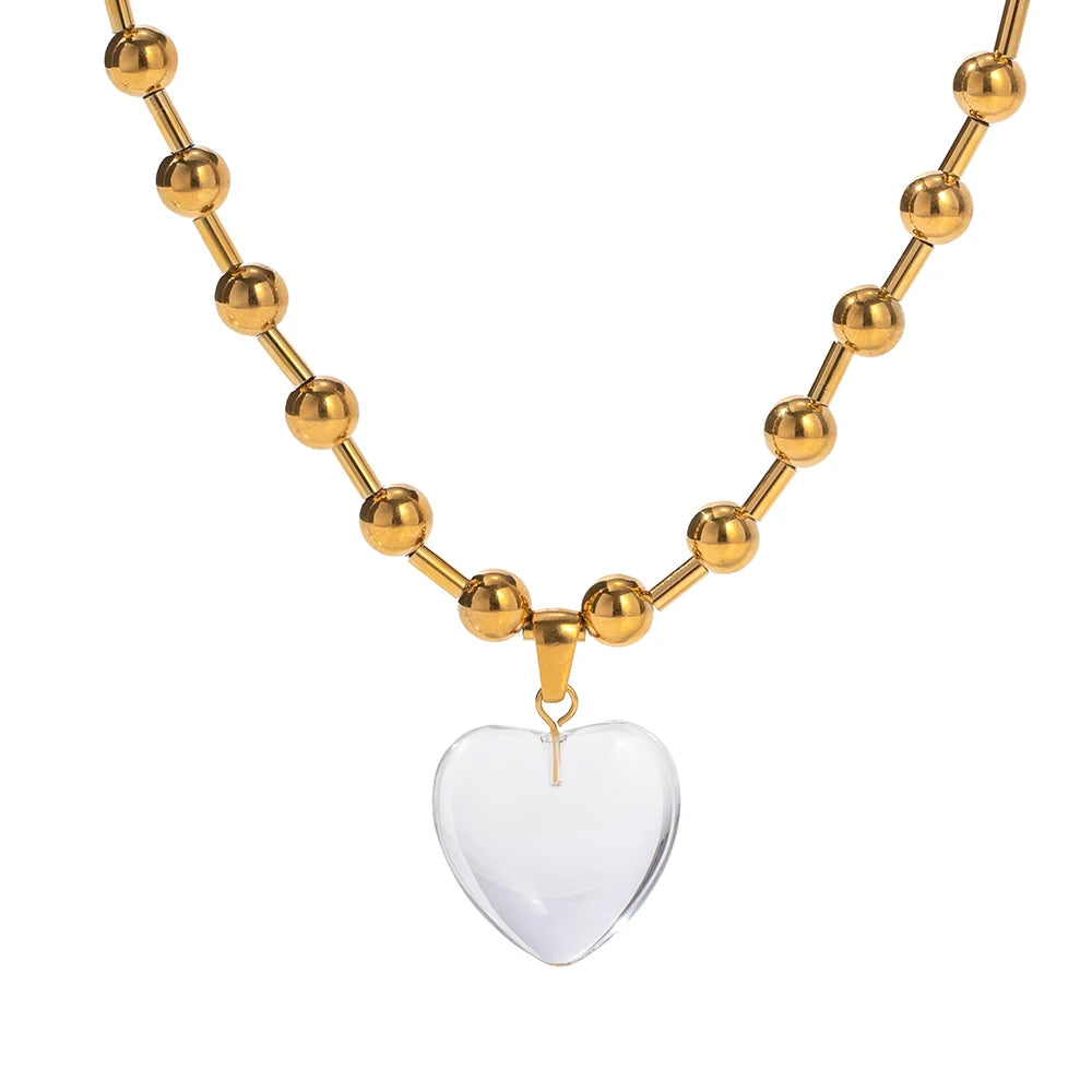 Romantic Heart Pendant Necklace