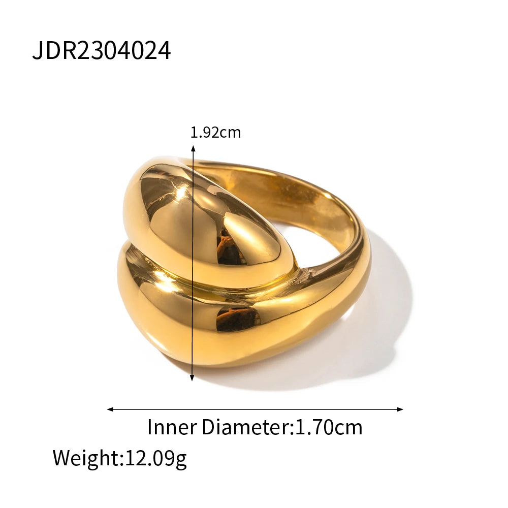 New Design Layla Dome Ring Geometric