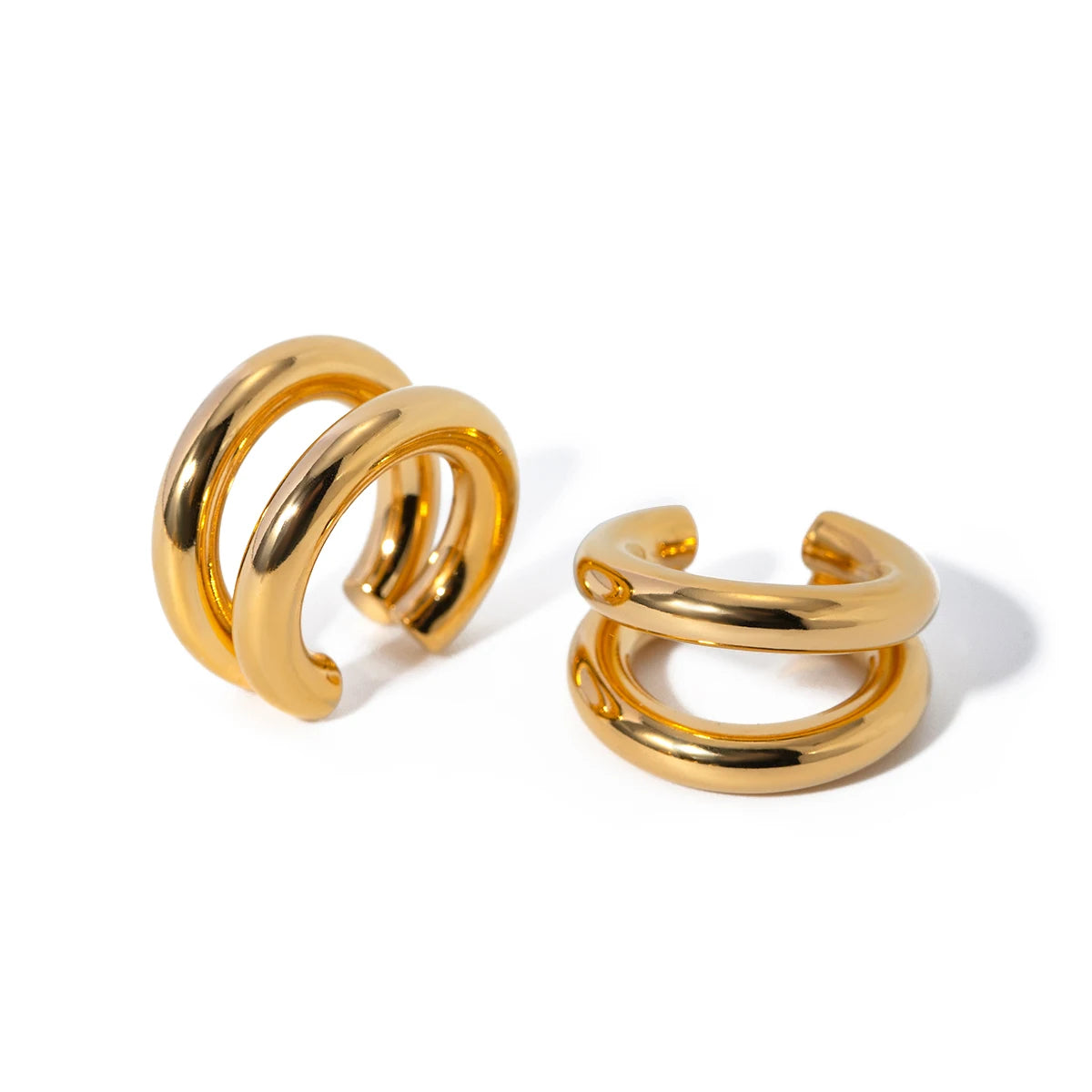 KIKA Minimalist Stainless Steel 316L Ear Cuff Fashion Metal