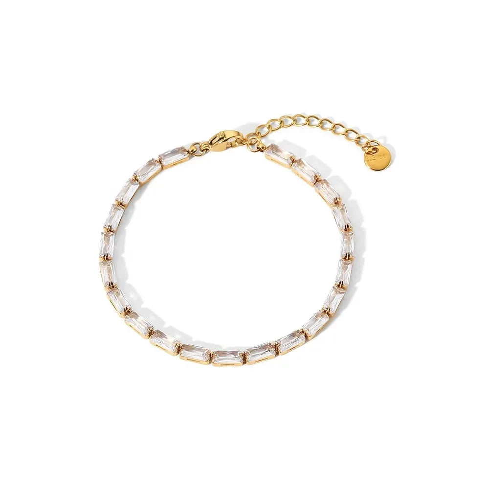Kika Stainless Steel Bead Chain Bangle Bracelet Waterproof
