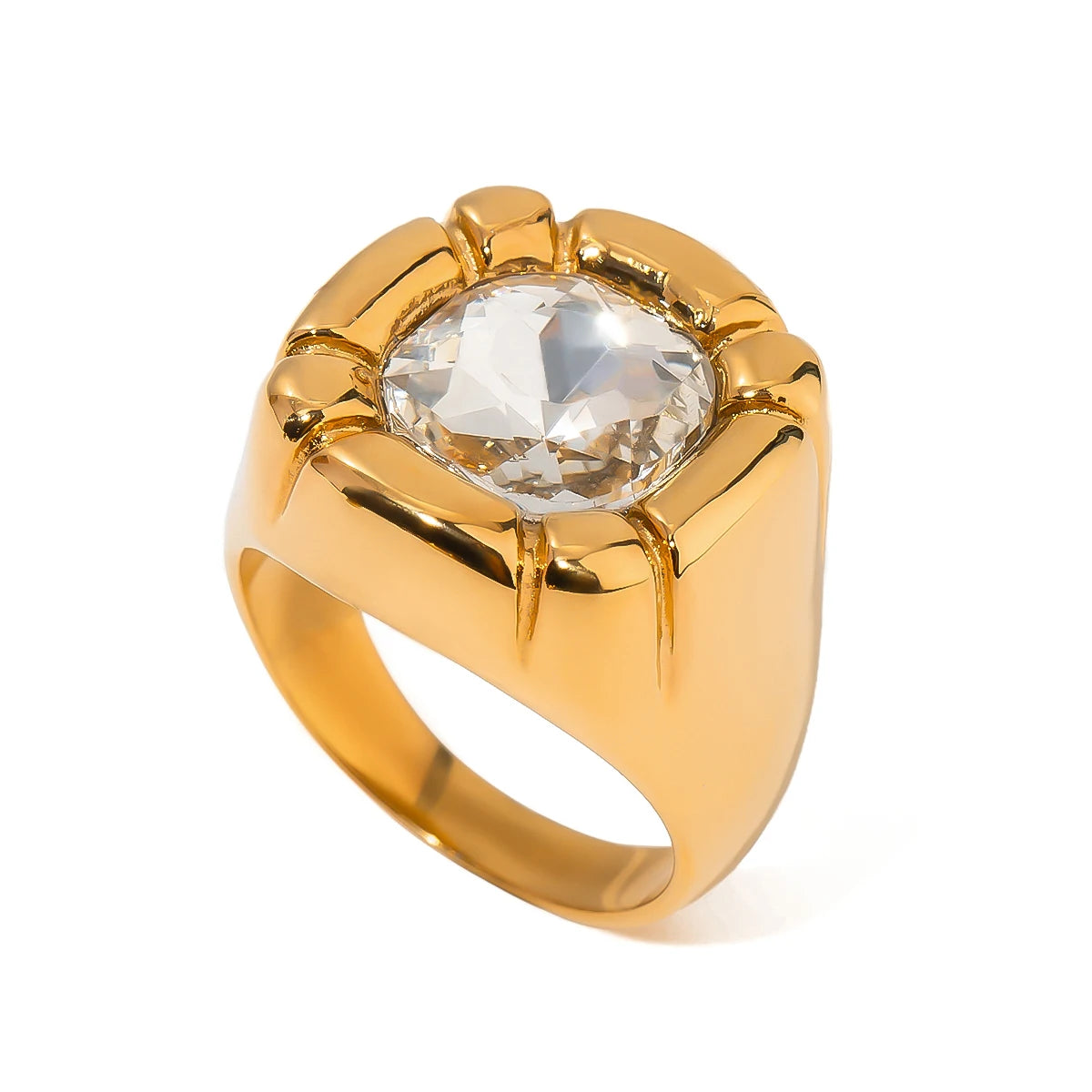 Kika Freshwater Pearl Zircon Ring