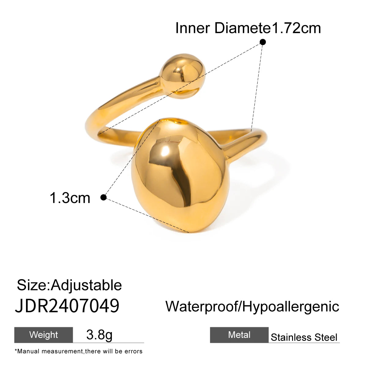 Minimalist Ring High Quality Waterproof Charm