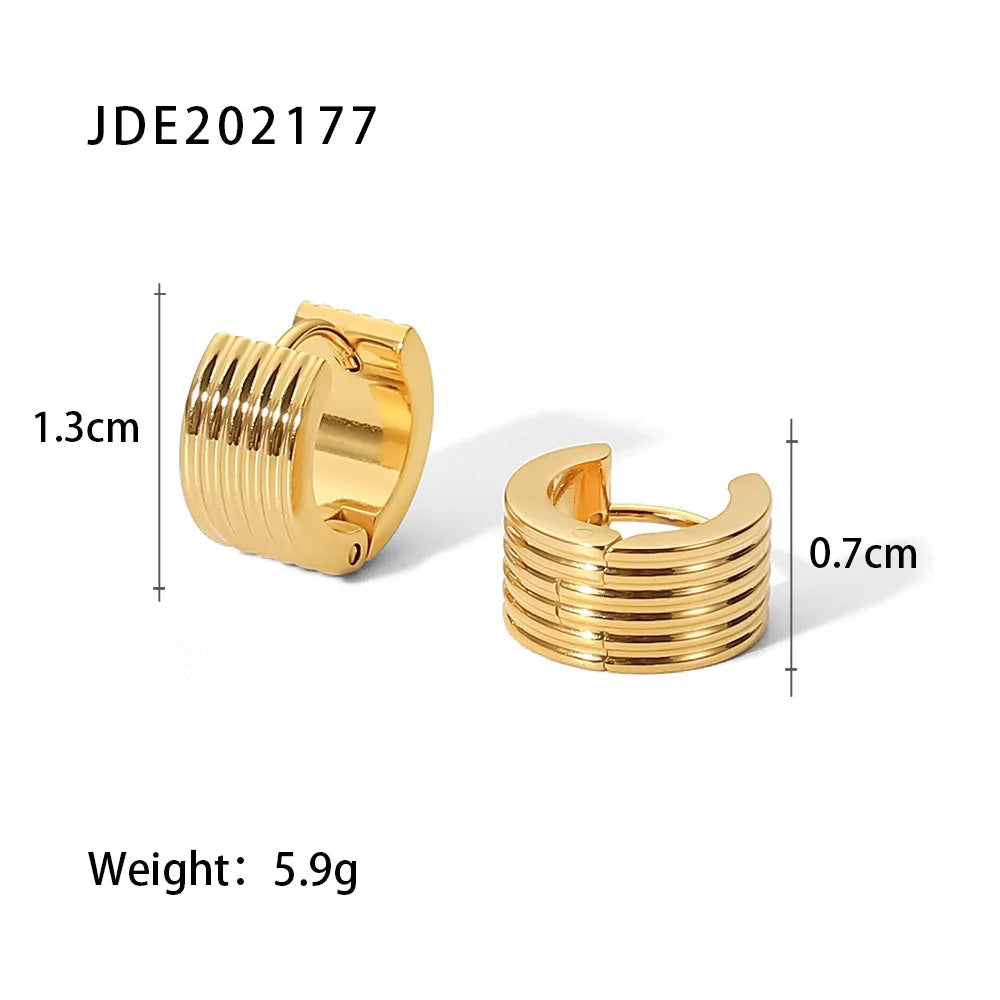 KIKA Official Store Stainless Steel 316L Earring PVD Plated