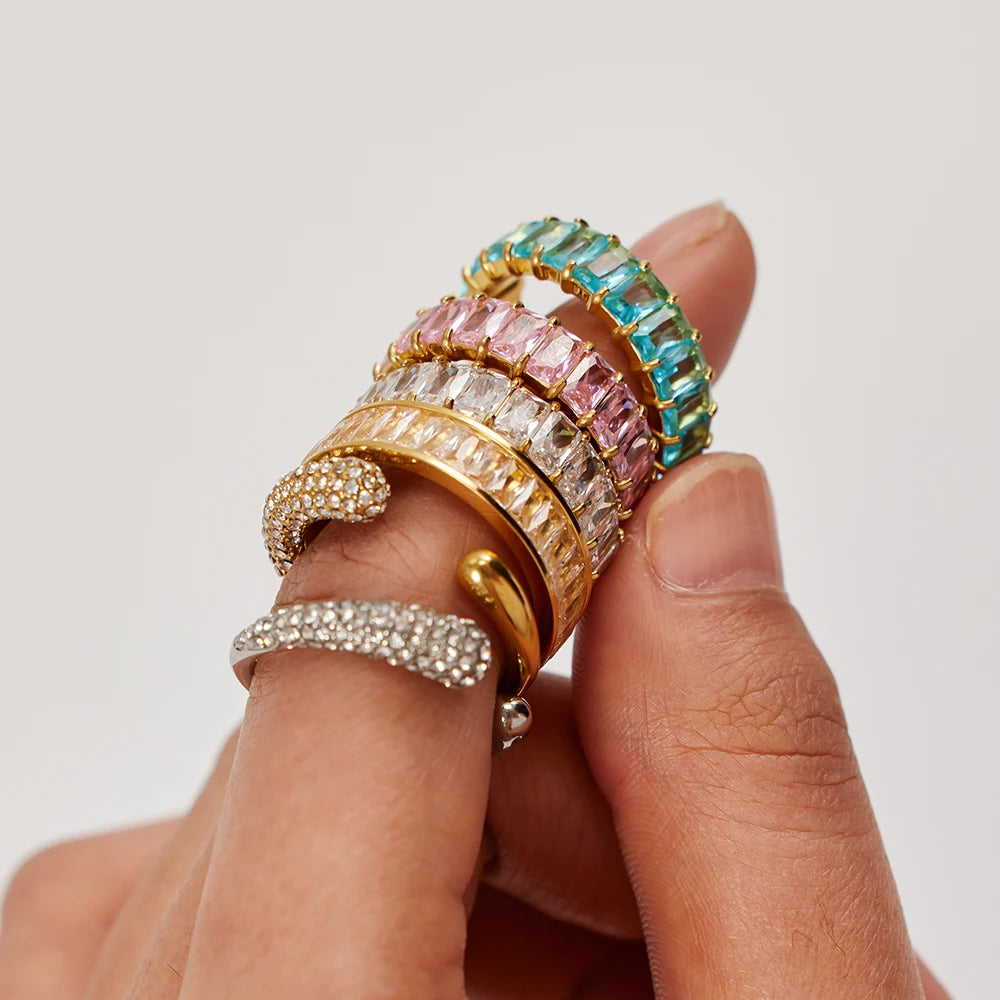 Kika Inlaid Shell Ring
