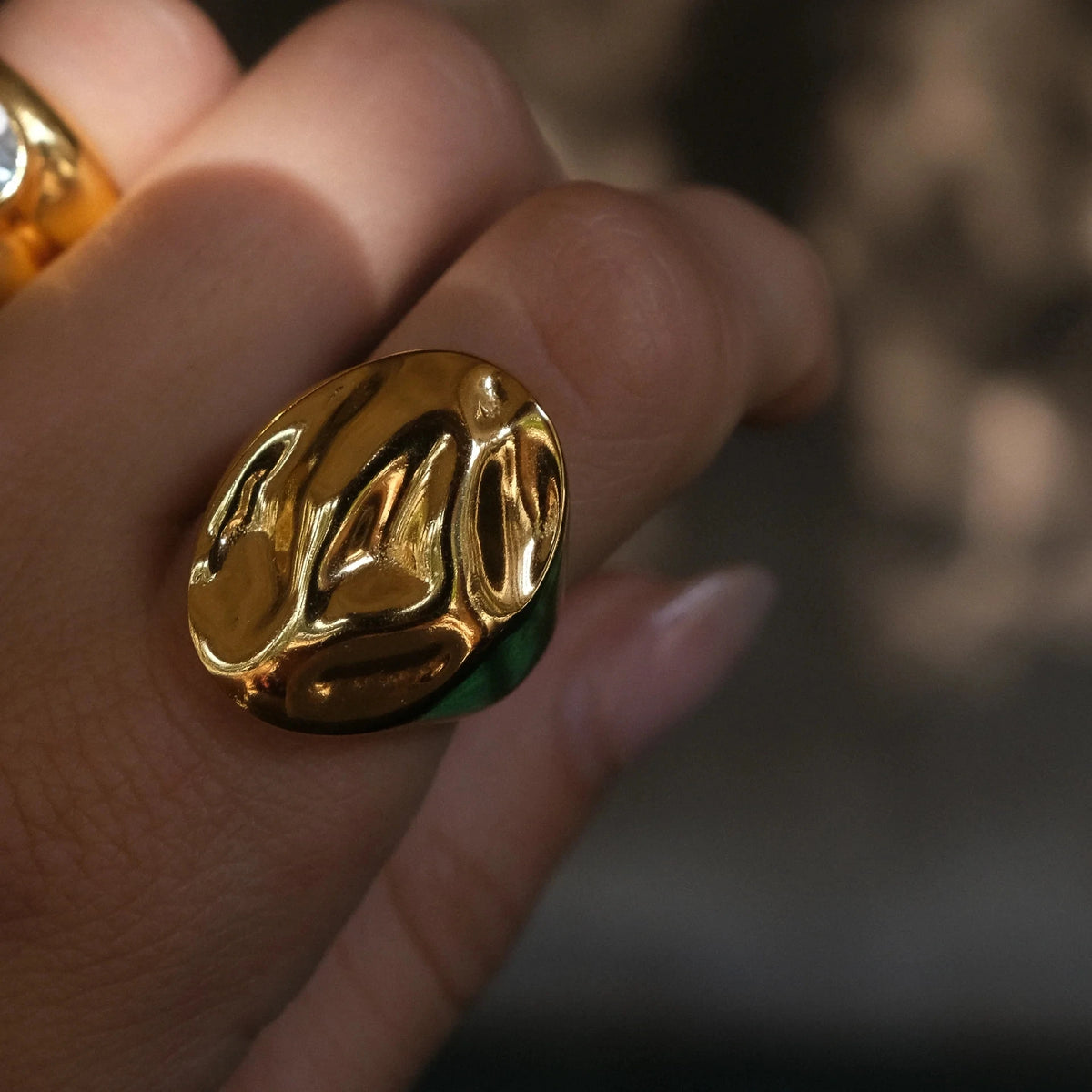 New Design Layla Dome Ring Geometric