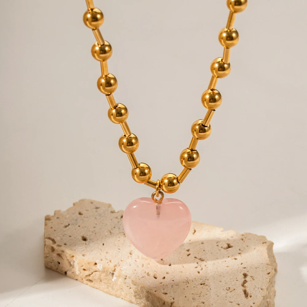 Romantic Heart Pendant Necklace