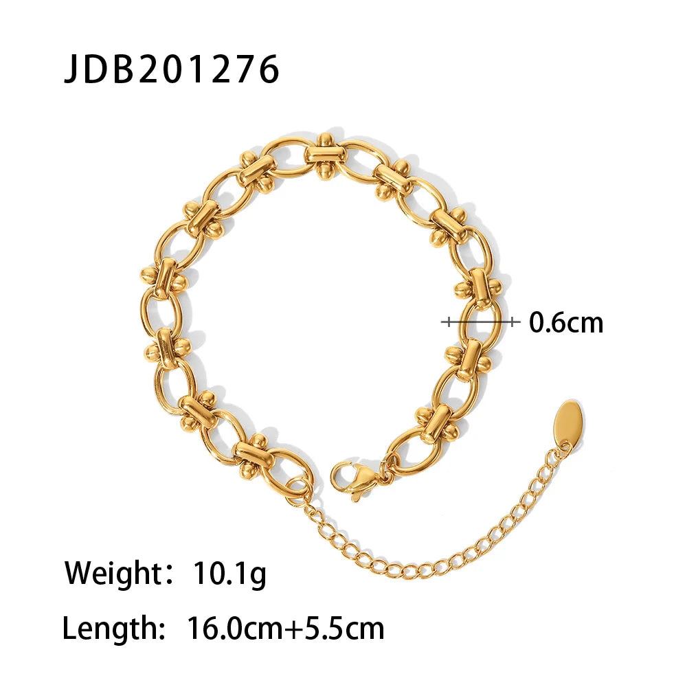 Kika Double Layered Chain Bracelet