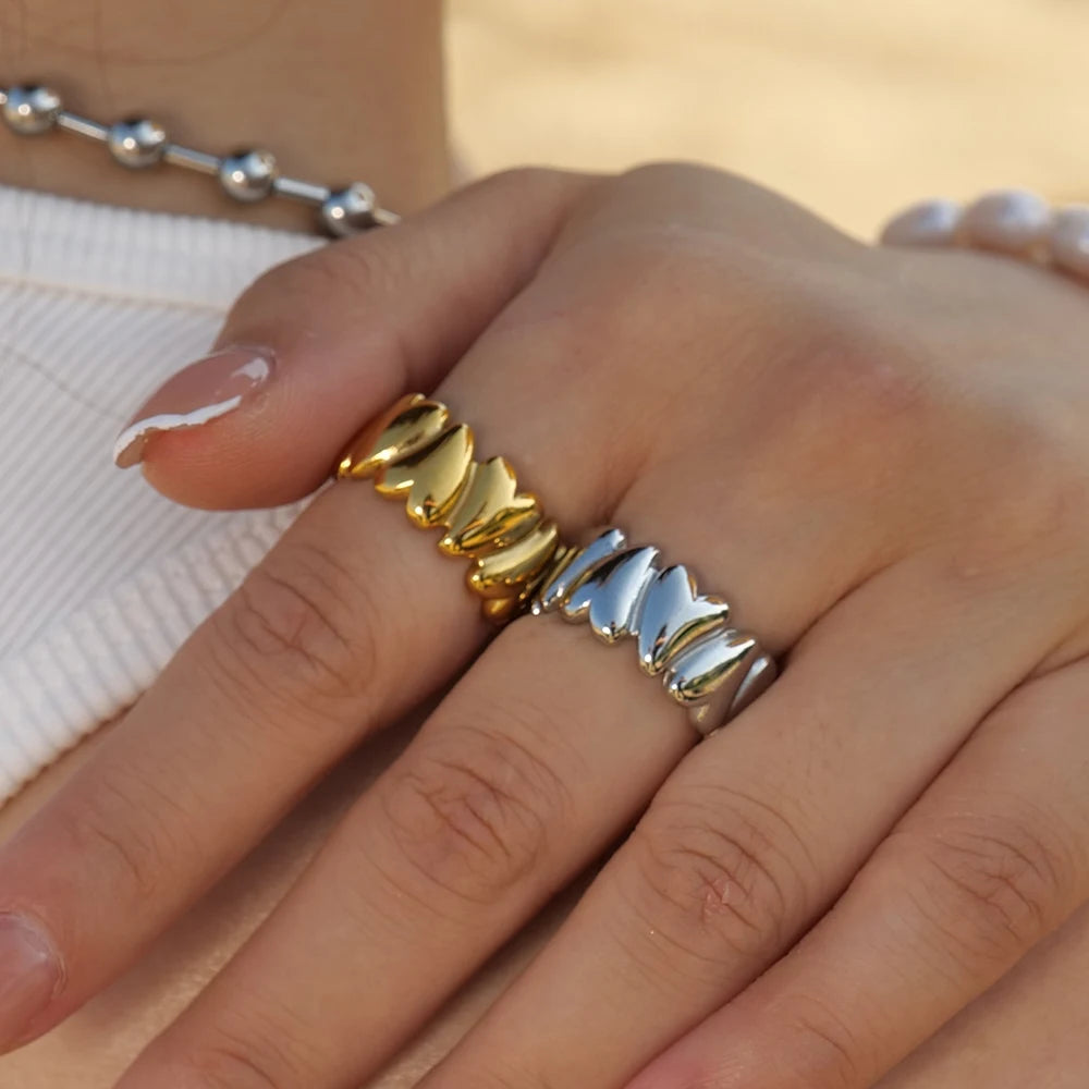 New Design Layla Dome Ring Geometric