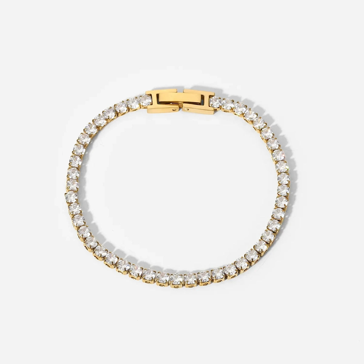 Kika Stainless Steel Bead Chain Bangle Bracelet Waterproof