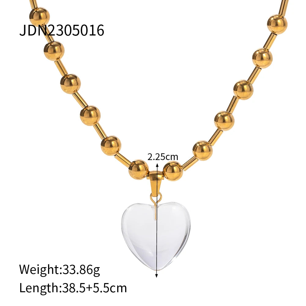 Romantic Heart Pendant Necklace