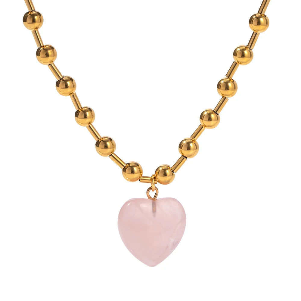 Romantic Heart Pendant Necklace