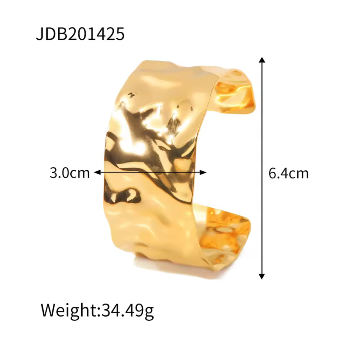 Kika Fashion Wide Face Bracelet