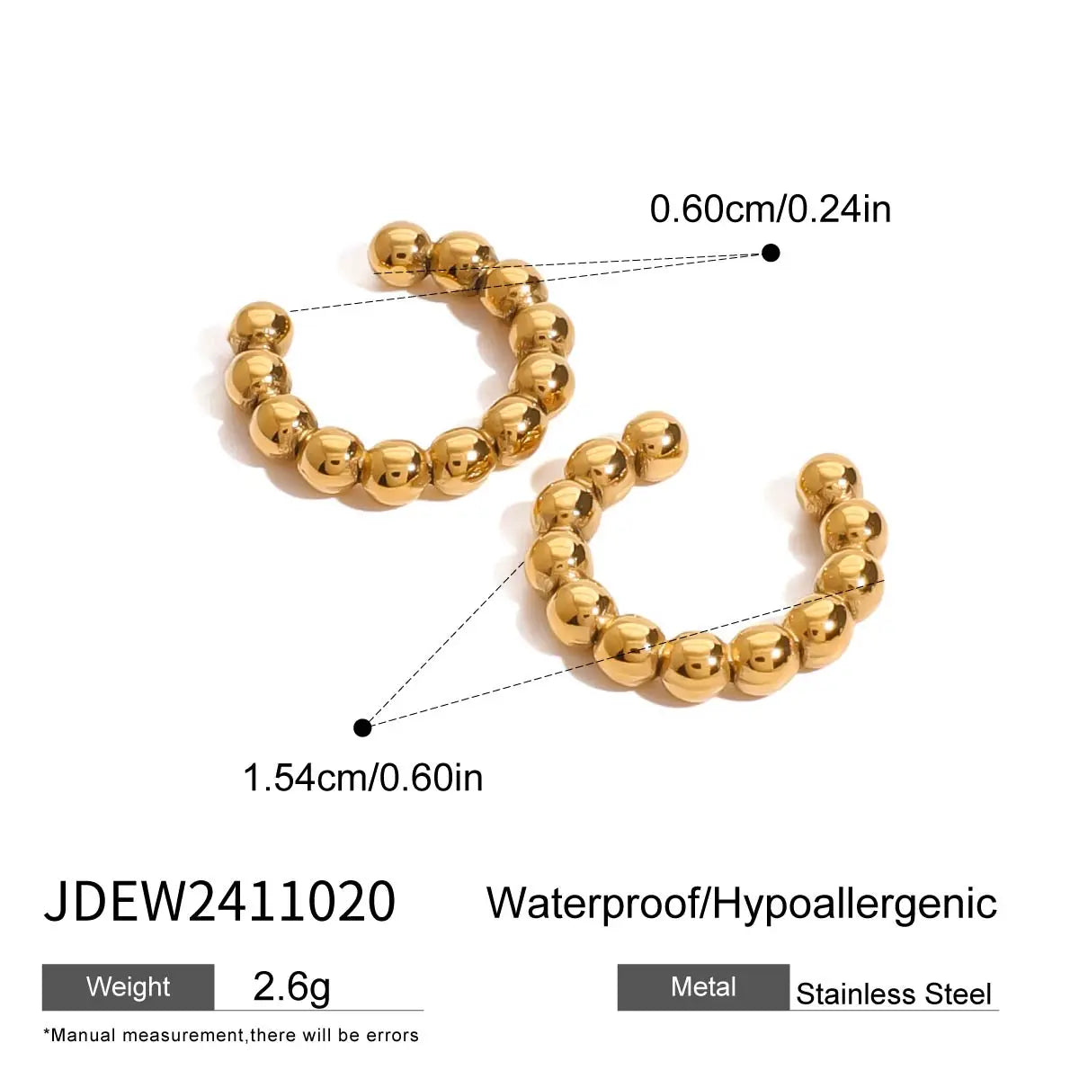 Stainless Steel  Tome Triple Ear Cuff