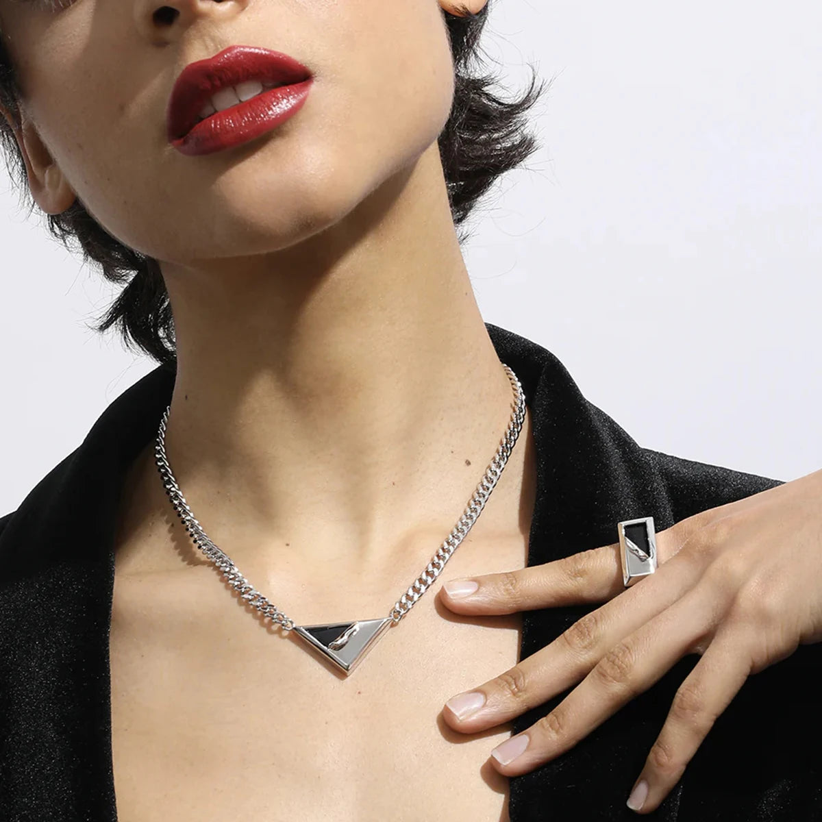 Triangle Necklace Missing