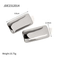 KIKA Stainless Steel 316L Rectangular Glossy Earrings High Quality Minimalist