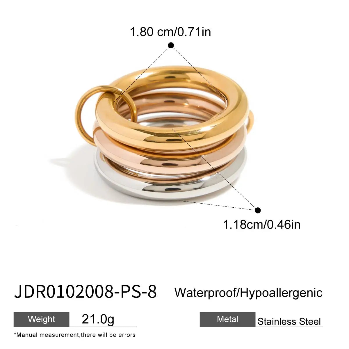 Kika Multilayer Zircon Ring