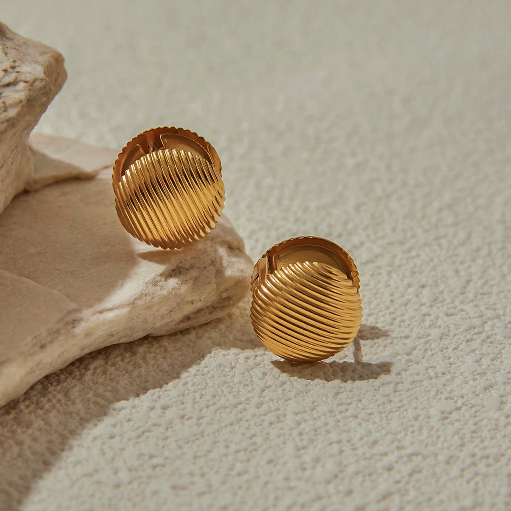 Round Earclip Zircon Earclip Stackable