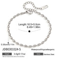 Kika Minimalist Beaded Chain Necklace Bracelet