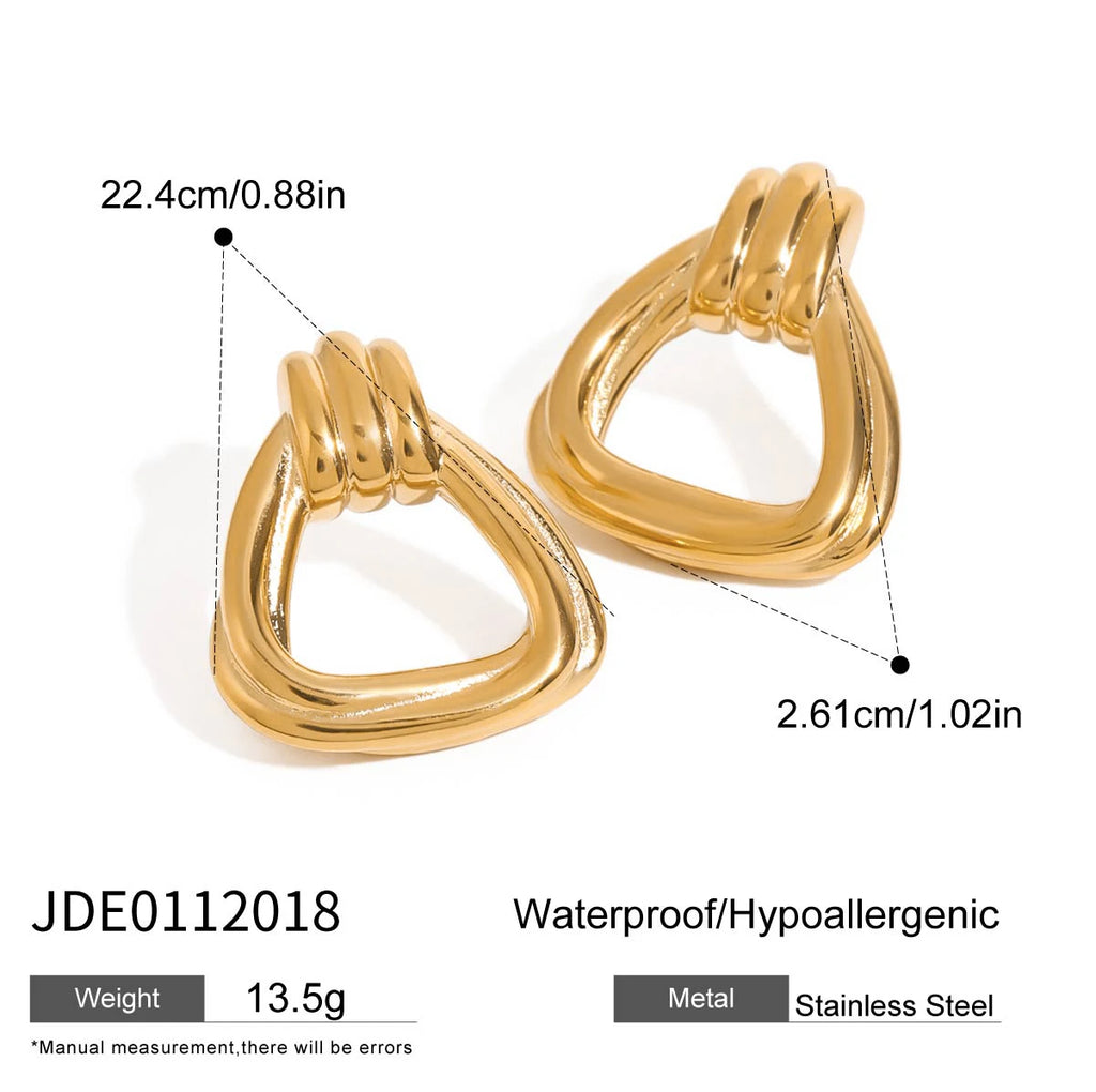Wrapped Door Handle Earrings