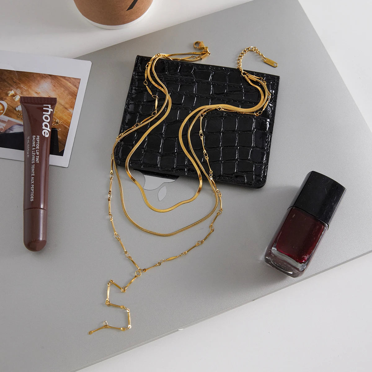 Multi-Layer Y-Shaped Chain Necklace