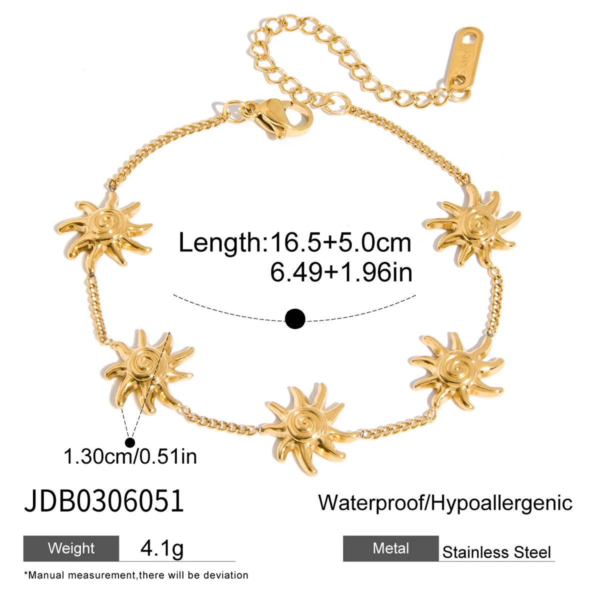 Vacation Beach Starfish Conch Bracelet