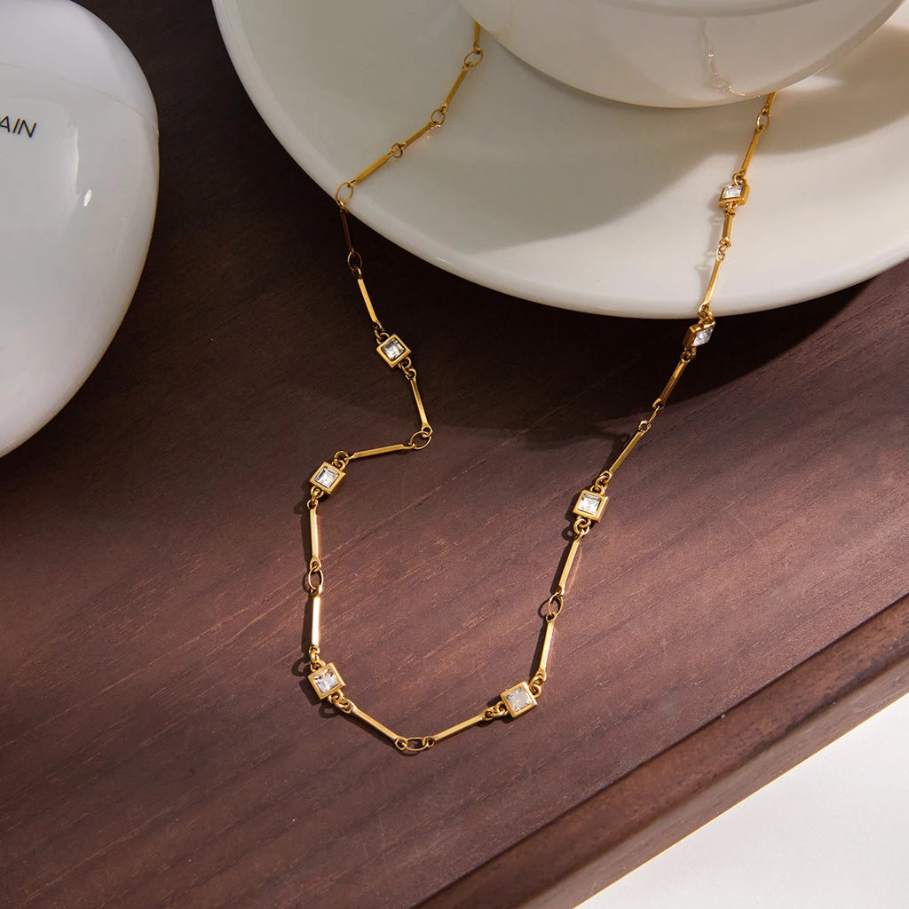 Kika Delicate Zircon Necklace