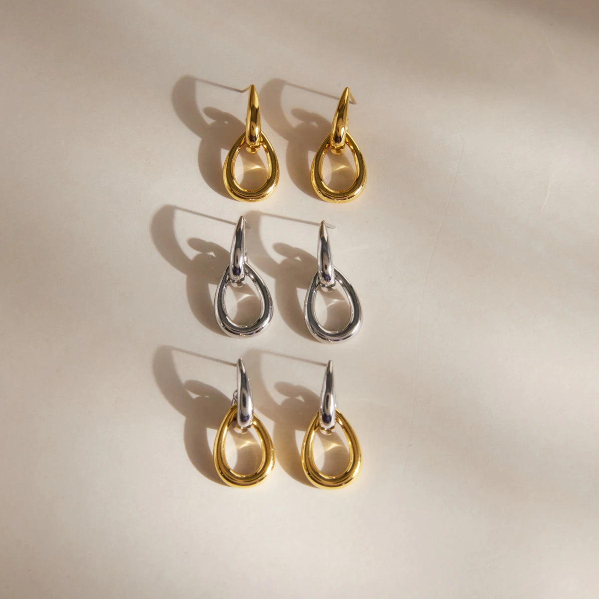 Kika Classic Hollow Water Drop Earrings
