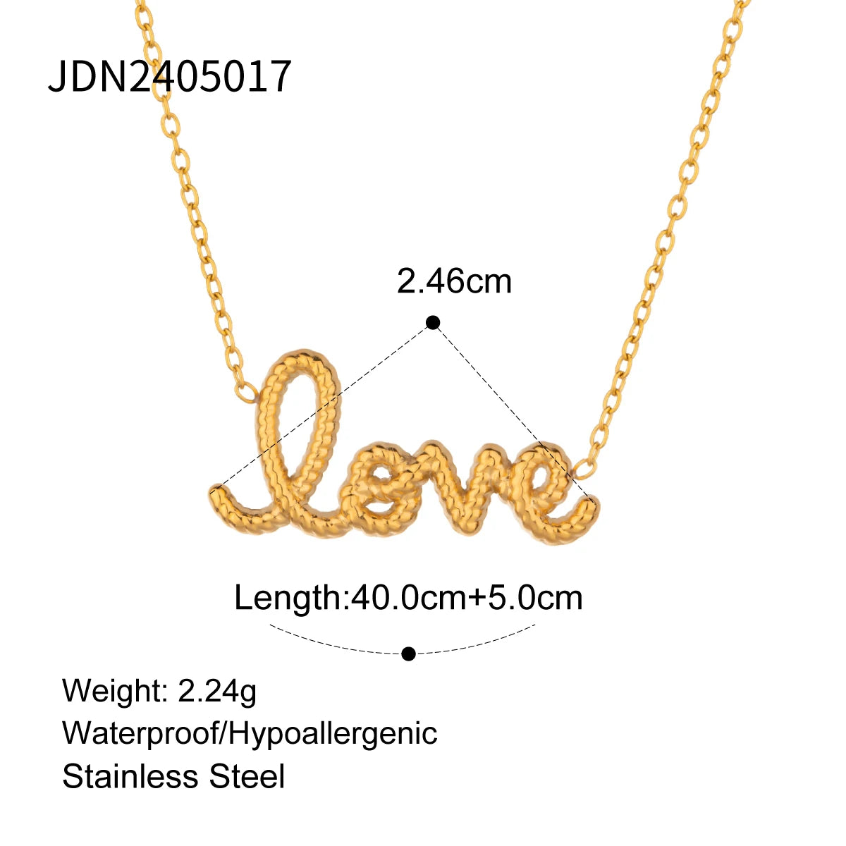 Kika Minimalist Letter Envelope Necklace