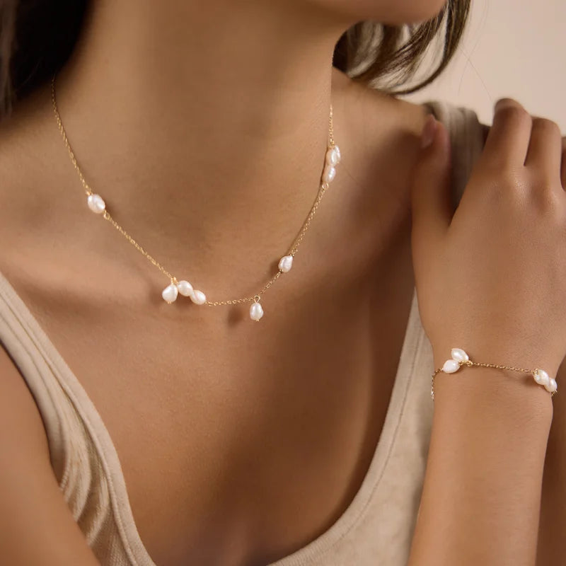 Kika Delicate Freshwater Pearl Mother'S Day Necklace