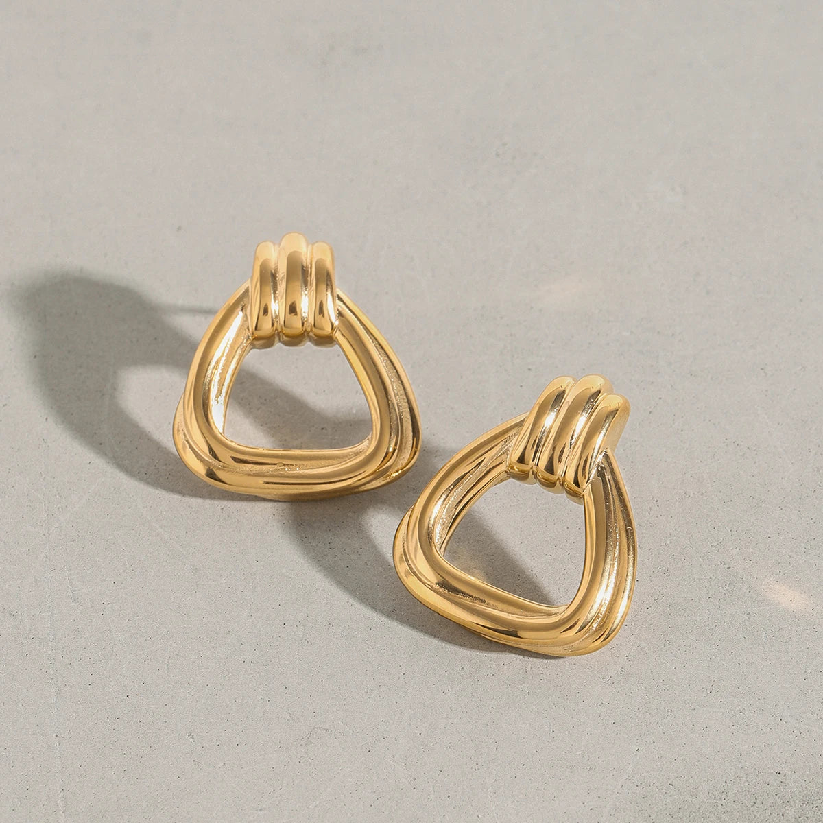 Wrapped Door Handle Earrings
