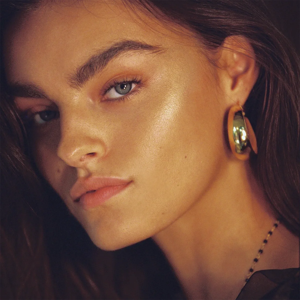 Waterproof 316l Stainless SteelSimple C-Shaped Polished Earrings